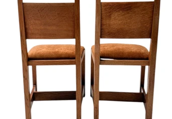 Two Art Deco Modernist Side Chairs by Hendrik Wouda for Pander, 1924